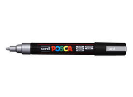 Paintmarker Uni POSCA PC5M medium zilver
