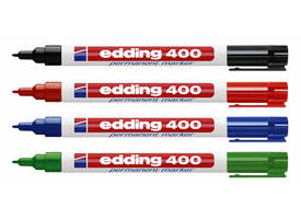 Viltstift edding 400 rond 1mm zwart