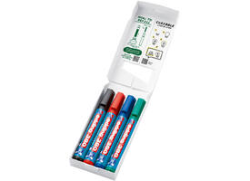 Viltstift edding 380 flipover rond 1.5-3mm assorti set à 4 stuks