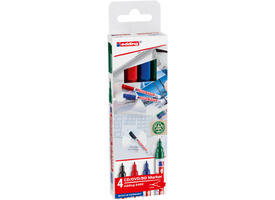 Cd marker edding 8400 rond 0.5-1.0mm assorti 4 stuks