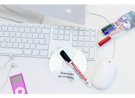 Cd marker edding 8400 rond 0.5-1.0mm rood