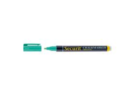 Krijtstift Securit SMA-100 rond 1-2mm wit/blauw/groen/rood blister à 4 stuks