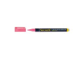 Krijtstift Securit SMA-100 rond 1-2mm geel/oranje/roze/paars blister à 4 stuks