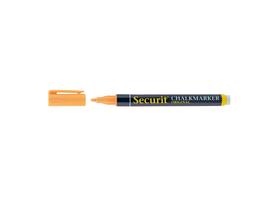 Krijtstift Securit SMA-100 rond 1-2mm geel/oranje/roze/paars blister à 4 stuks