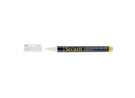 Krijtstift Securit SMA-100 rond wit 1-2mm blister à 4 stuks