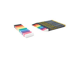 Krijtstift Securit SMA-100 rond ass 1-2mm blister à 7 stuks