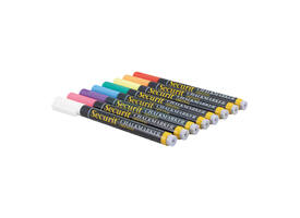 Krijtstift Securit SMA-100 rond ass 1-2mm blister à 7 stuks