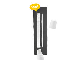 Krijtstift Securit SMA-720 blok wit 7-15mm blister