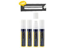 Krijtstift Securit SMA-720 blok wit 7-15mm blister à 4 stuks
