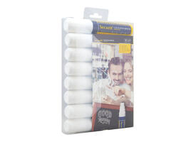 Krijtstift Securit SMA-720 blok wit 7-15mm blister à 8 stuks