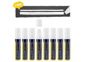 Krijtstift Securit SMA-720 blok wit 7-15mm blister à 8 stuks