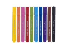 Viltstift Bruynzeel Kids Triple assorti 10 stuks