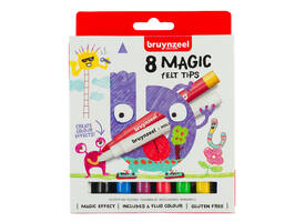 Viltstift Bruynzeel Kids Magic assorti 8 stuks