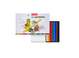 Viltstift Bruynzeel Creatives Superpoints assorti blik à 25 stuks