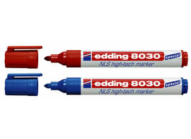 Viltstift edding 8030 NLS high-tech 1.5-3mm rood