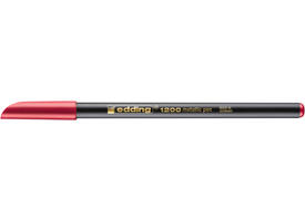 Fineliner edding 1200 072 fijn metallic rood