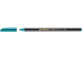 Fineliner edding 1200 074  fijn metallic groen