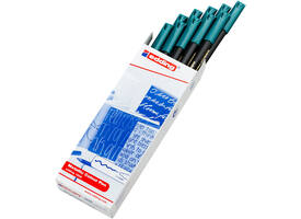 Fineliner edding 1200 074  fijn metallic groen