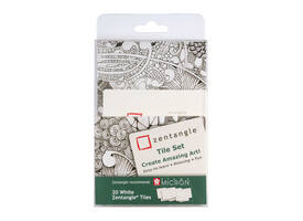 Tekenset Sakura Zentangle set à 20 patronen wit