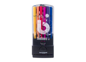 Fineliner Bruynzeel Teens assorti etui à 12 stuks