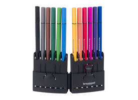 Fineliner Bruynzeel Teens assorti etui à 12 stuks