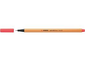 Fineliner STABILO point 88/040 fijn neon rood