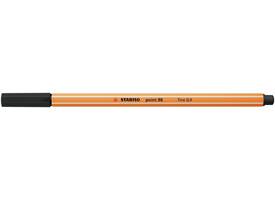 Fineliner STABILO point 88/46 fijn zwart