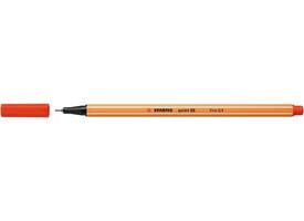 Fineliner STABILO point 88/40 fijn rood