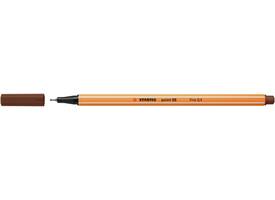 Fineliner STABILO point 88/45 fijn bruin