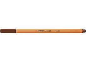 Fineliner STABILO point 88/45 fijn bruin