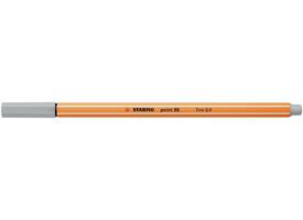 Fineliner STABILO point 88/94 fijn lichtgrijs