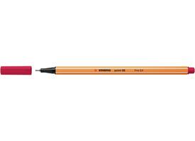 Fineliner STABILO point 88/50 fijn donkerrood