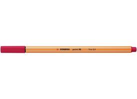 Fineliner STABILO point 88/50 fijn donkerrood