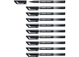 Fineliner STABILO Sensor 189/46 fijn zwart