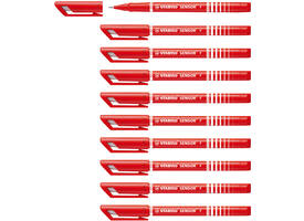 Fineliner STABILO Sensor 189/40 fijn rood