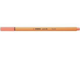 Fineliner STABILO point 88/26 fijn abrikoos
