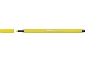 Viltstift STABILO Pen 68/024 medium neon geel