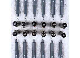 Fineliner Staedtler Pigment 308 zwart 0.6mm