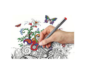 Fineliner Staedtler Pigment 308 zwart 0.6mm