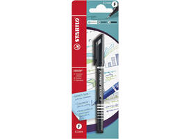 Fineliner STABILO Sensor 10198 fijn zwart blister à 1 stuk
