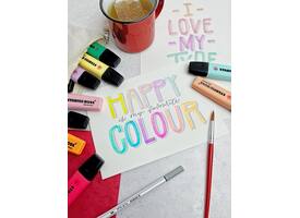 Markeerstift STABILO BOSS Original 70/6 pastel assorti etui à 6 stuks