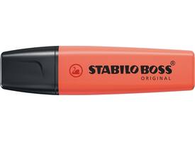 Markeerstift STABILO BOSS Original 70/140 pastel zacht koraalrood