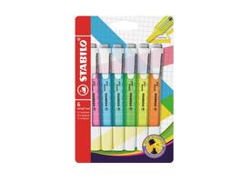 Markeerstift STABILO Swing cool 275/6 assorti etui à 6 stuks