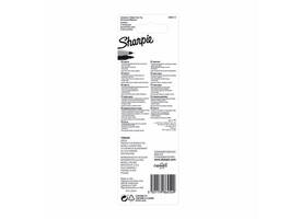 Viltstift Sharpie rond Twin tip ultra fijn & fijn zwart 2 stuks