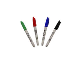 Viltstift Sharpie rond fine assorti blister à 4 stuks
