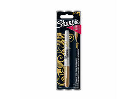 Viltstift Sharpie rond fijn metallic goud blister à 1 stuk