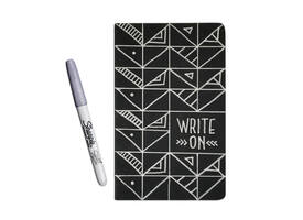 Viltstift Sharpie rond fijn metallic zilver blister à 1 stuk