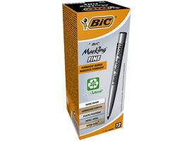Viltstift Bic 1445 ecolutions rond fijn zwart