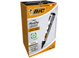 Viltstift Bic 2000 ecolutions rond large zwart