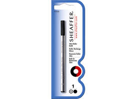 Rollerpenvulling Sheaffer slim medium zwart blister à 1 stuk